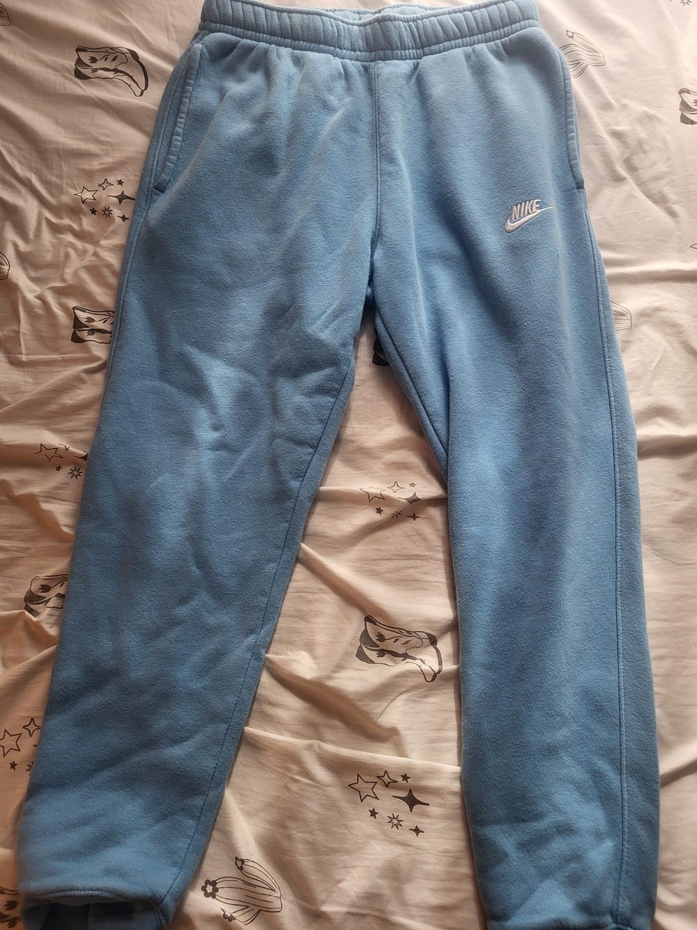 Nike Light Blue Fleece Joggers